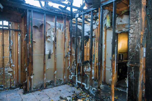 Professional Fire Damage Removal technician working in Millbrook, NY